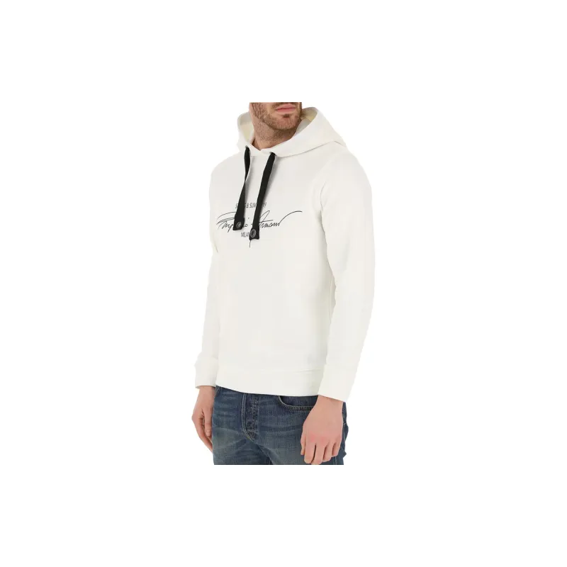 EMPORIO ARMANI Sweatshirts Men White-3