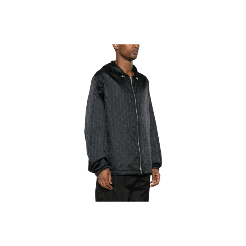 Ferragamo Gancini jacquard Rain Jacket-3