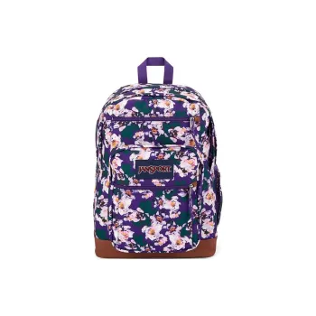 JanSport Polyester Backpack Regular Unisex Purple Floral