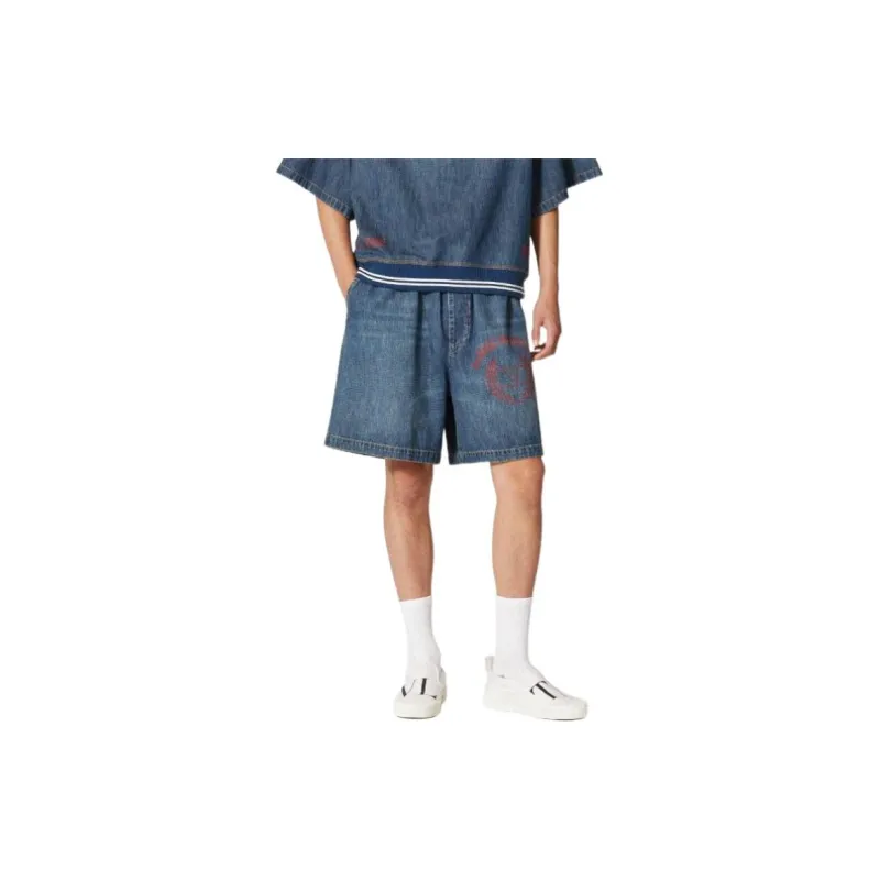 Valentino SS23 Denim Shorts Men's Denim Blue-2