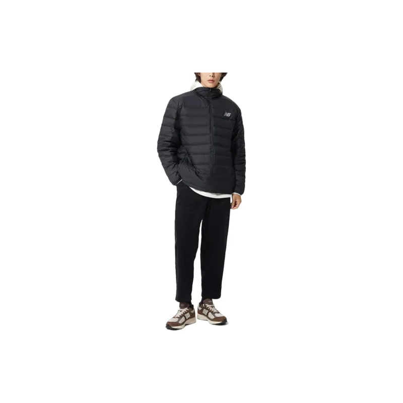 New Balance Athletics Woven Down Jackets Men Black-2