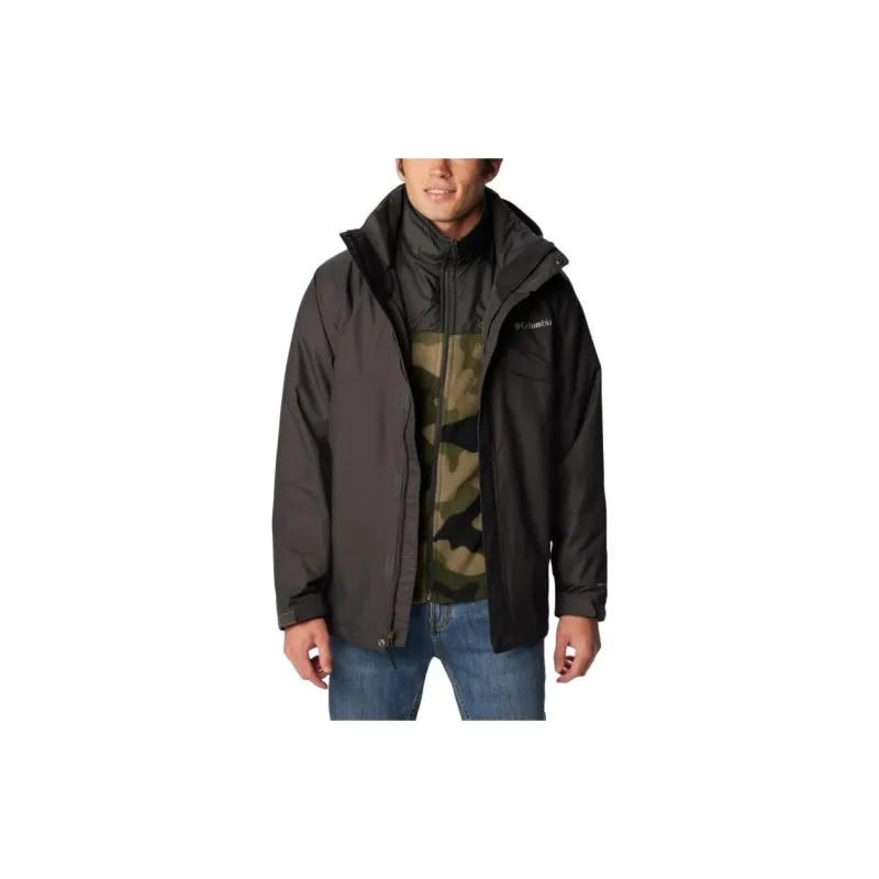 Columbia Windbreaker Jackets Men Dark Gray-4