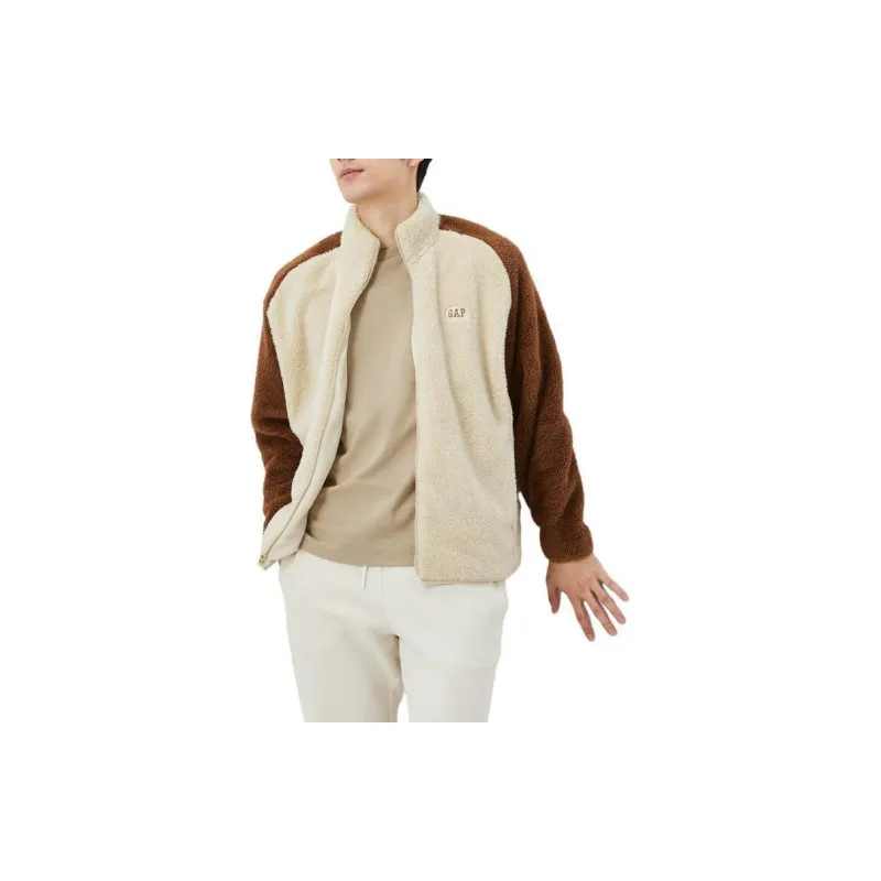 GAP Sweatshirts Men Beige Brown-1