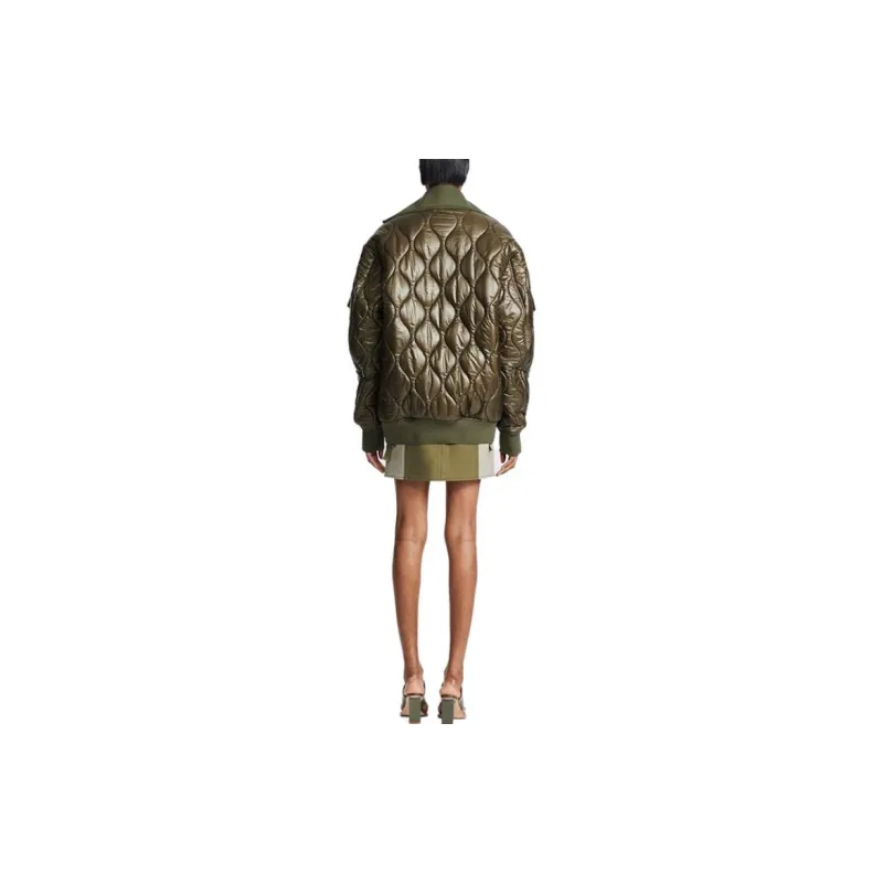 DION LEE Jackets Unisex Green-2