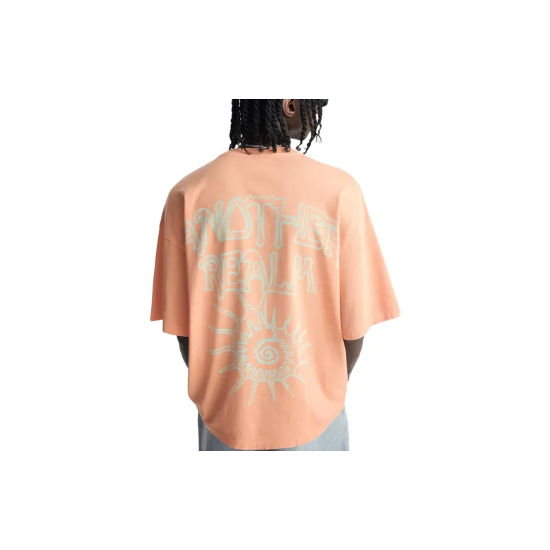 ZARA T Shirts Men Orange-3