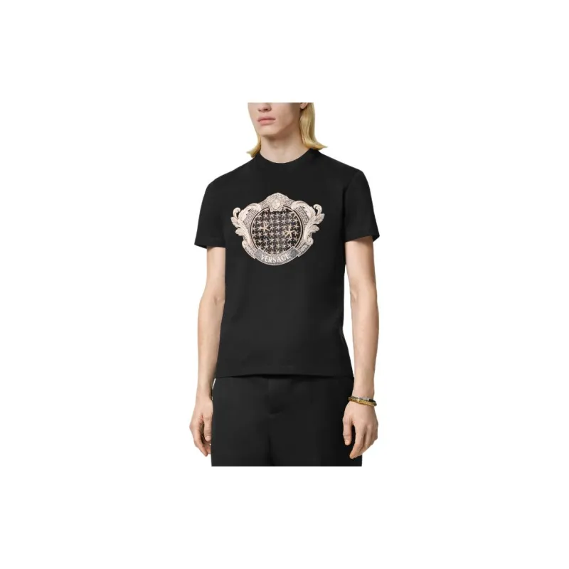VERSACE Crystal Starfish Blason T shirt-1