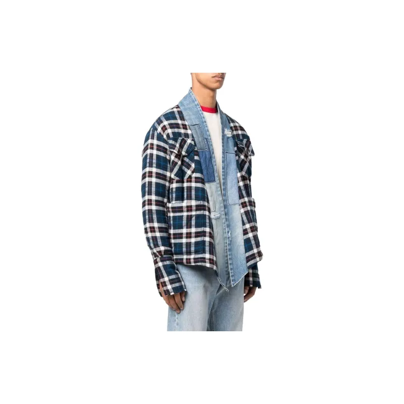 GREG LAUREN Jackets Men Marine Blue-3