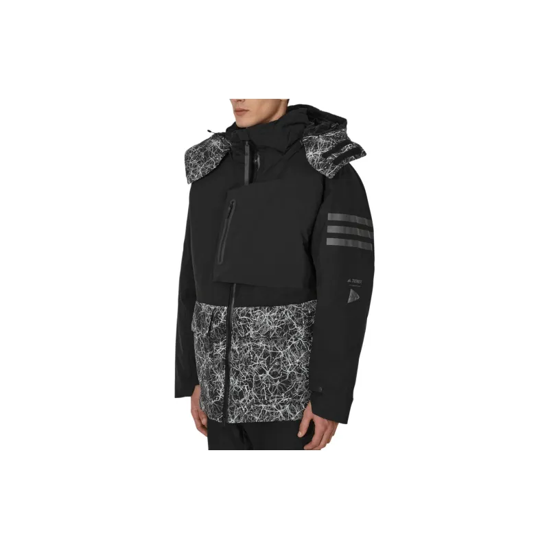 Adidas x And Wander Down Jacket Men's Black-4