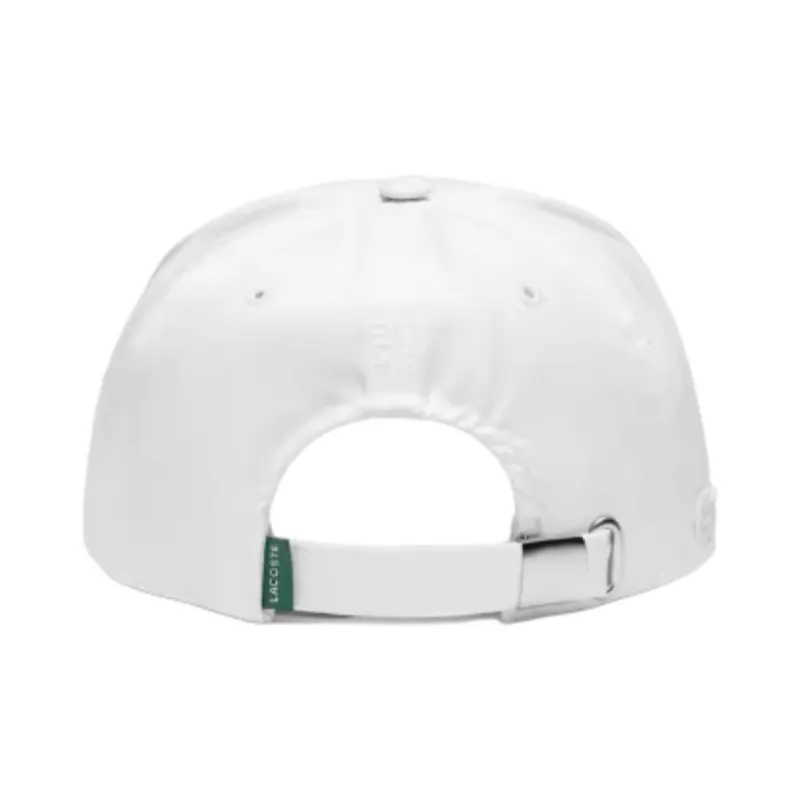 LACOSTE Cotton Baseball Caps Unisex White-1