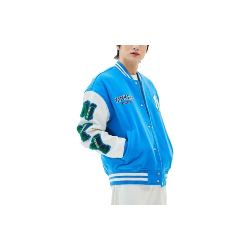 MLB Jackets Men Blue-4