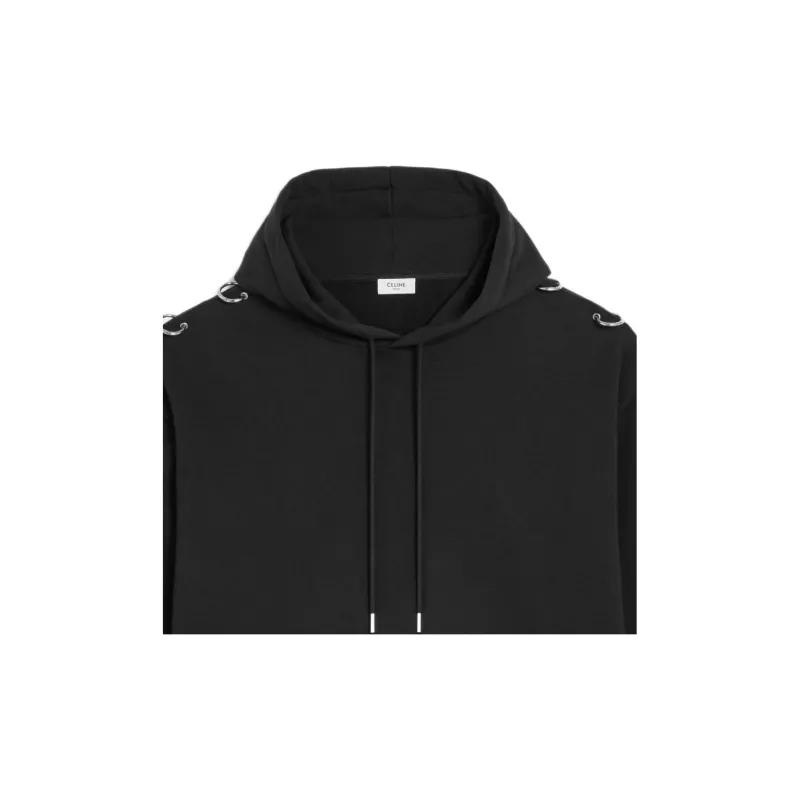 CELINE Sweatshirts Men Black-2
