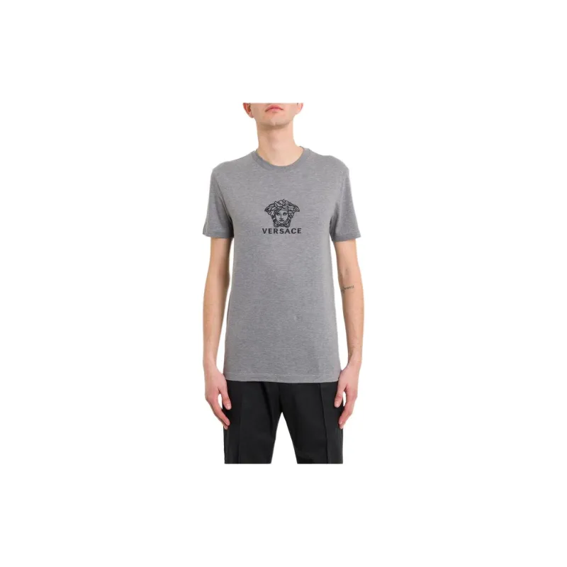 VERSACE T Shirts Men Gray-4