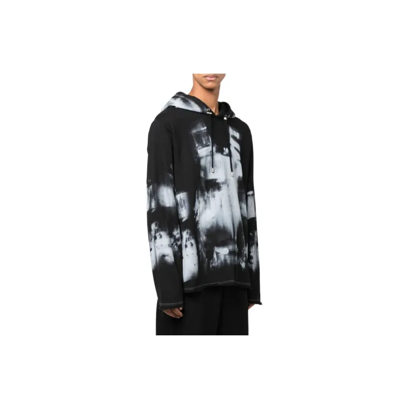BALMAIN Graphic X ray Print Hoodie-3