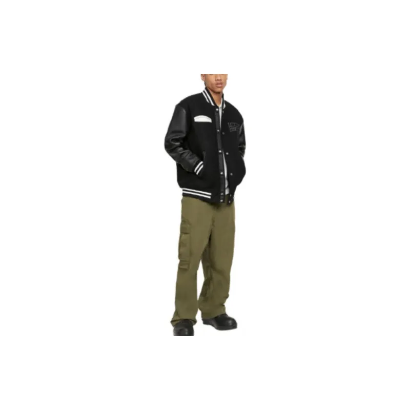 Moose Knuckles Baseball Jerseys Men Black-4