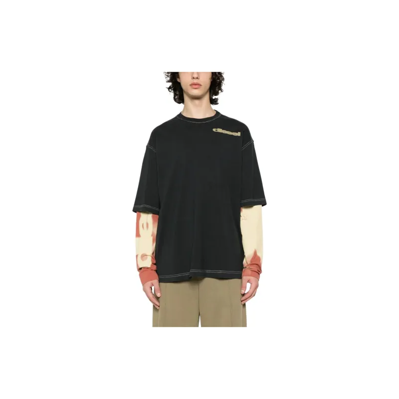DIESEL T Shirts Men Black-1