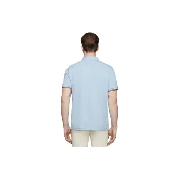 DANIEL HECHTER Polo Shirt Men's Gray Blue