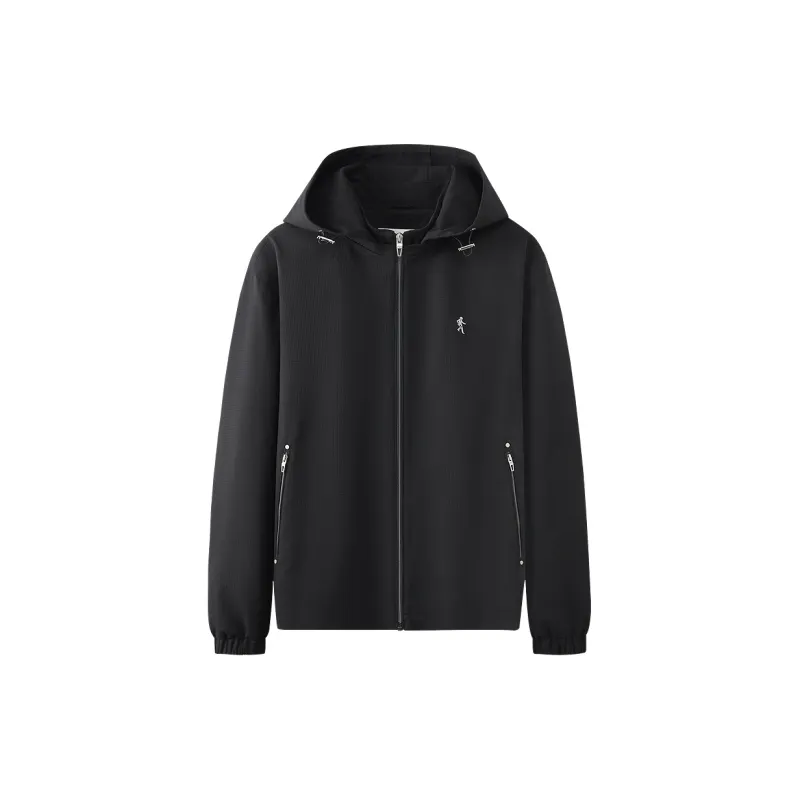 Dance With Wolves Jackets Coats Fall Men's Black-1