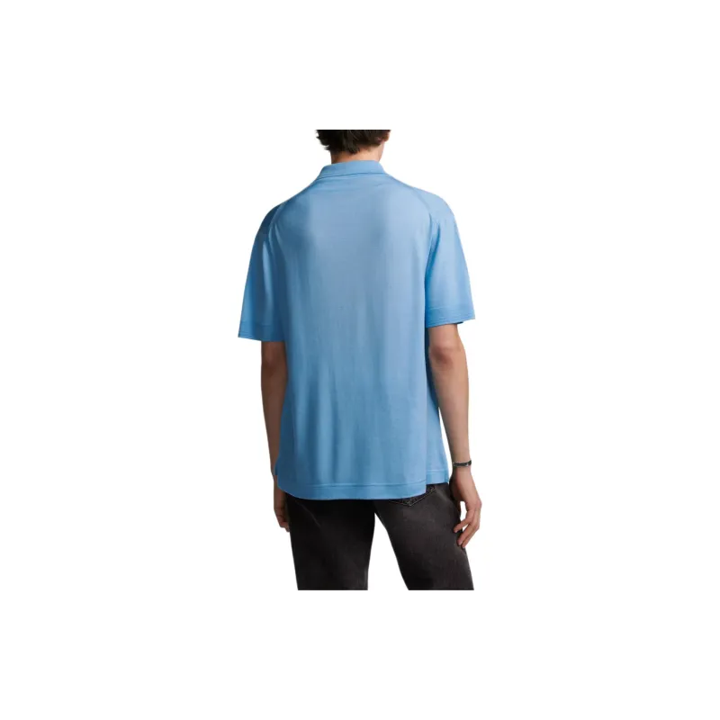 DIOR SS24 Polo Shirt Men's Blue-4