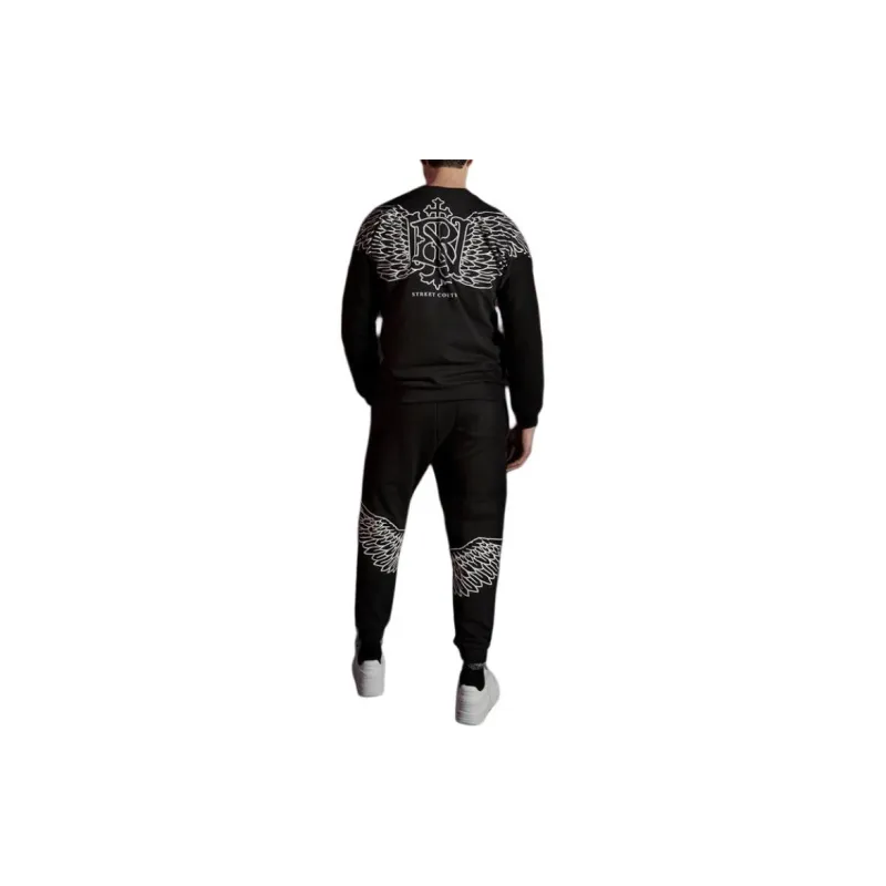 BUTNOT STREET COUTURE Felpa Stampa Ali Sweatshirt Men's Black-3
