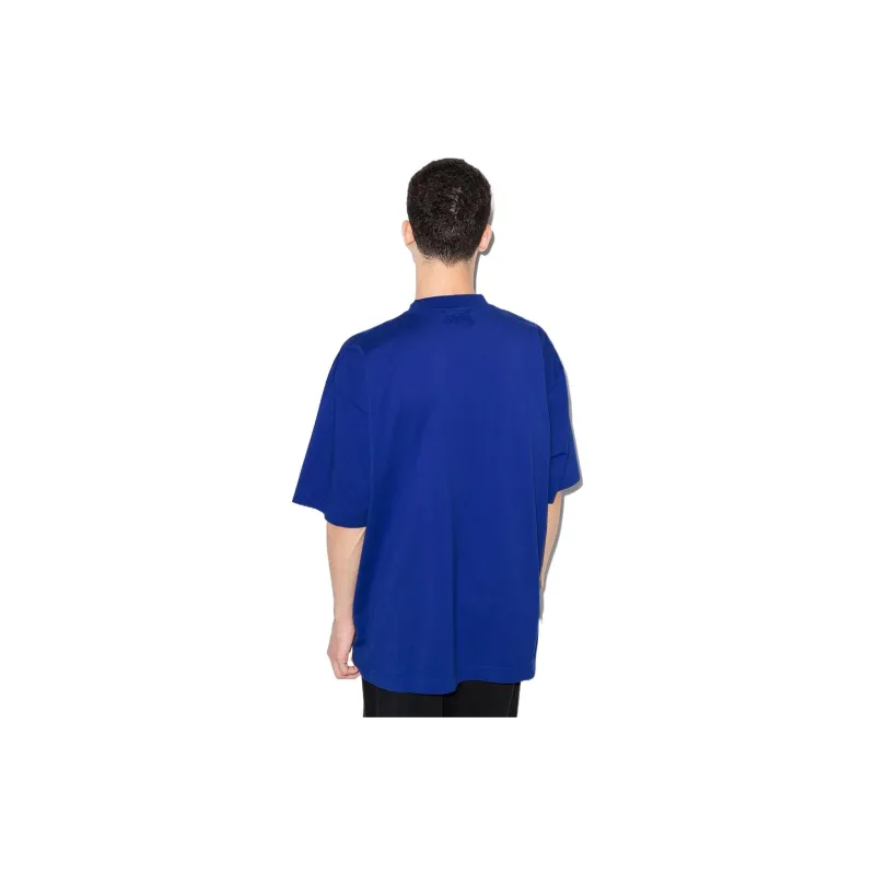 Vetements T-Shirts Men Blue-2