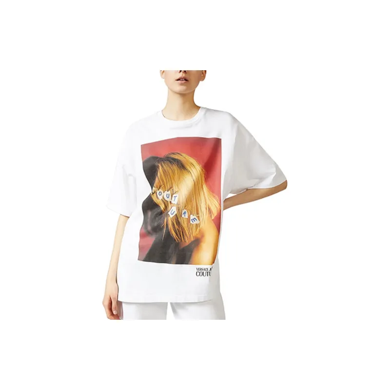 VERSACE JEANS COUTURE T Shirt Unisex White-2