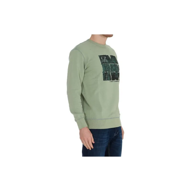 C.P.Company Sweatshirt Men's Green-3