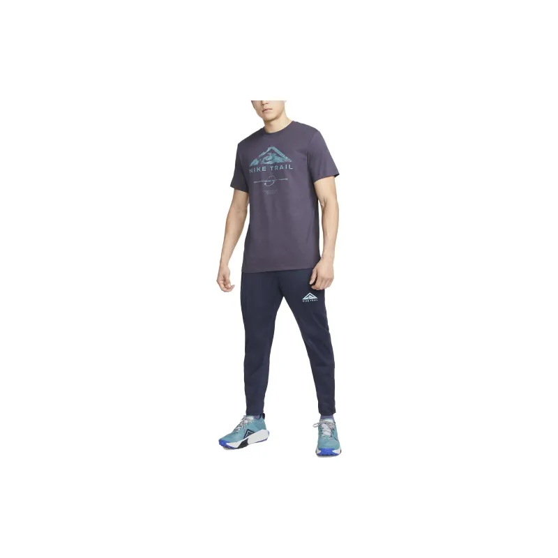 Nike T Shirts Men Purple-2