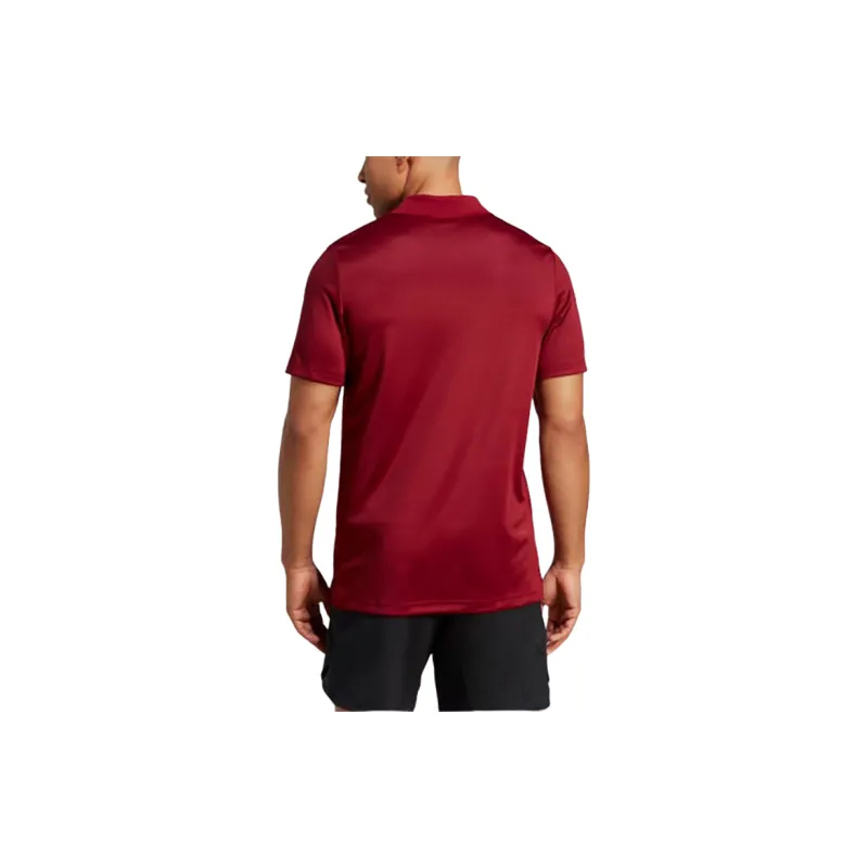 Adidas DESIGNED TO MOVE 3-STRIPES POLO SHIRT Polo Shirt Men's Red-2