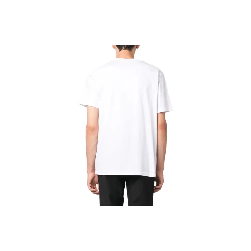 MOSCHINO Teddy Bear embroidered Cotton T shirt-3