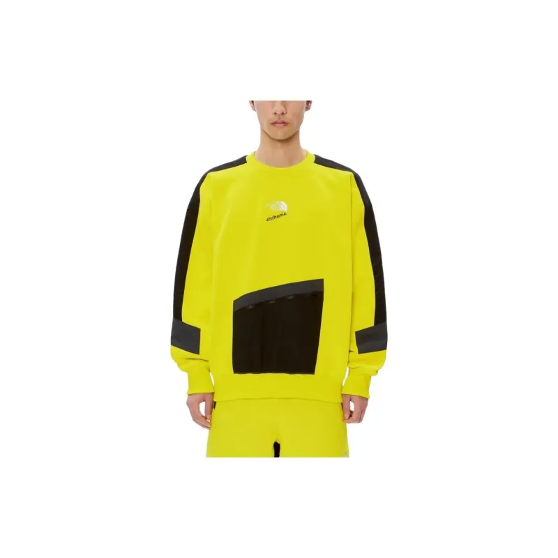 THE NORTH FACE Sweatshirt Unisex Yellow Green-2