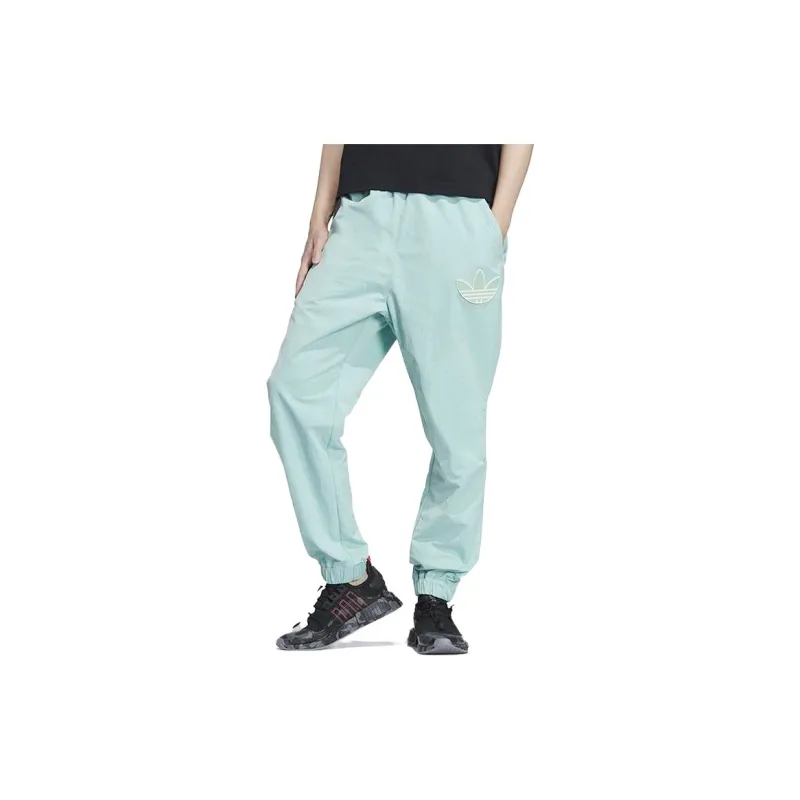 Adidas Originals Knitted Sweatpants Men Light Green-3