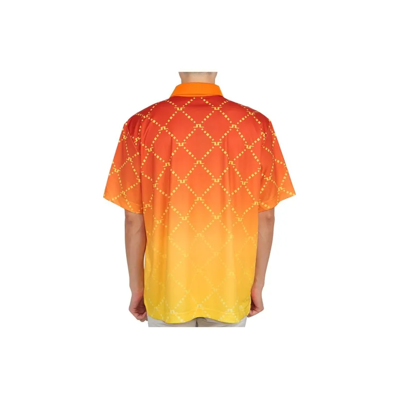 J.Lindeberg Polo Shirt Men's Orange Red-2