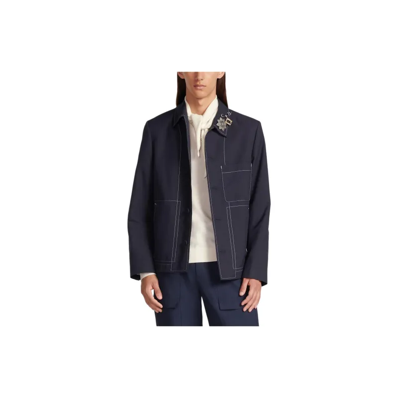 DIOR Collared Button Up Jacket-3
