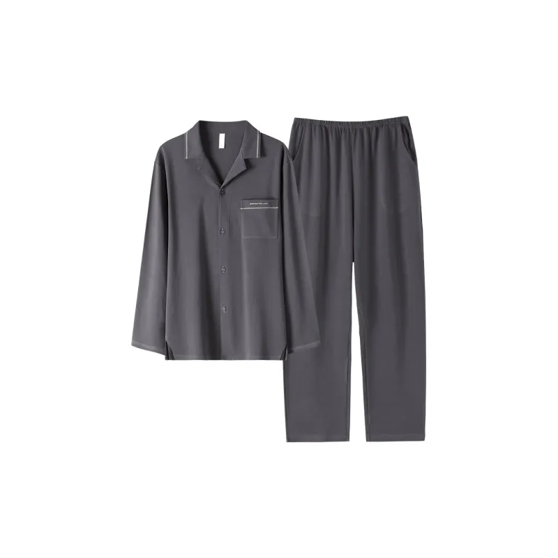 MADALLO Pajama Set Men's Oak Brown-0