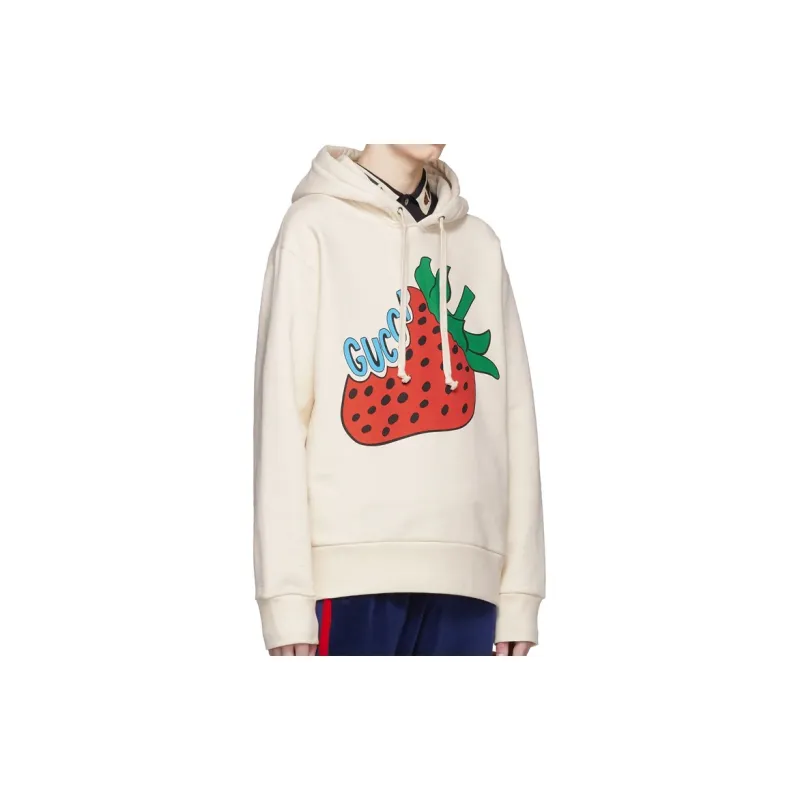 GUCCI Sweatshirts Men Gray White-2