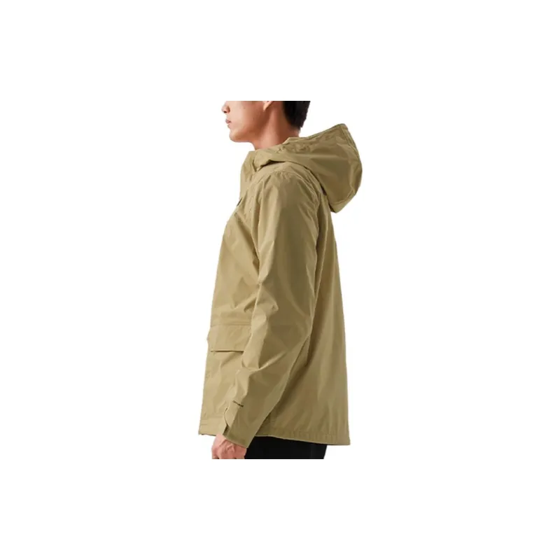 THE NORTH FACE City Outdoor Collection Outdoor Hiking Waterproof And Windproof Windbreaker Jacket Men's Khaki-3