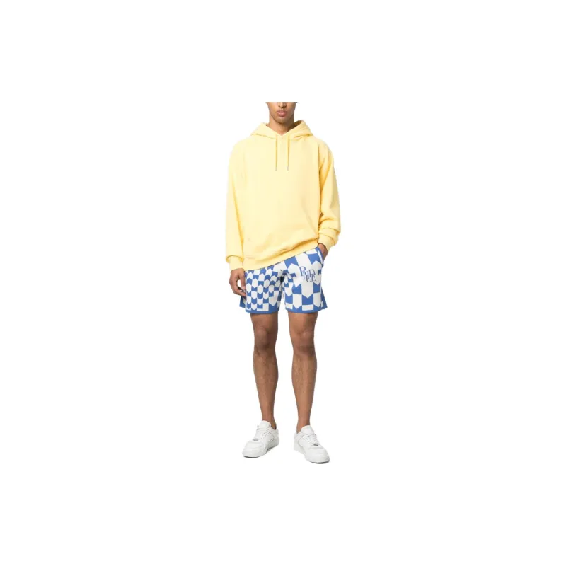RHUDE Rhacing Checkered Knit Short-1