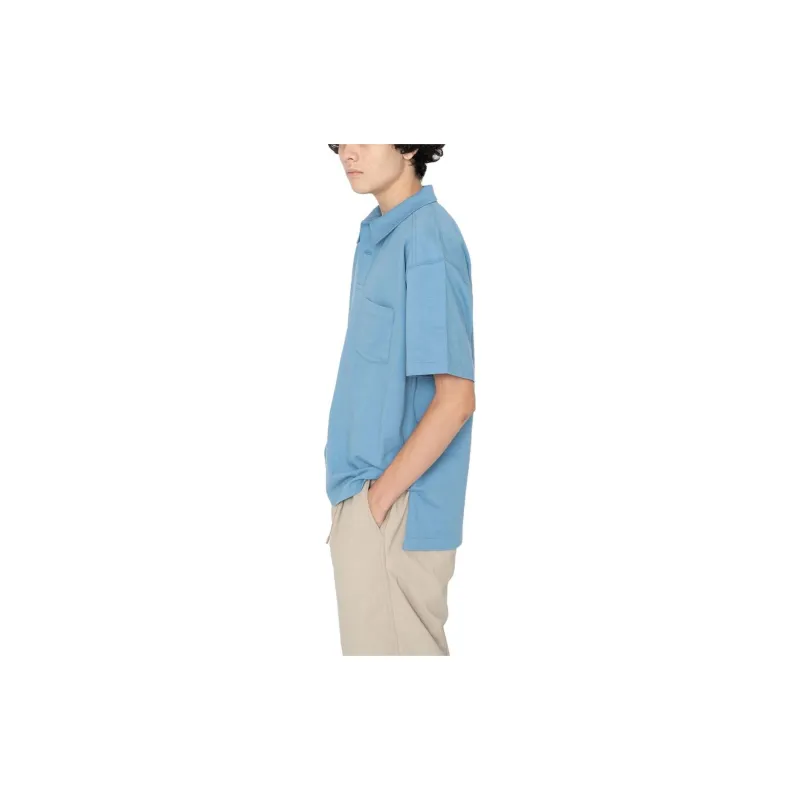 THE NORTH FACE PURPLE LABEL Polo Shirts Men Light Blue-4