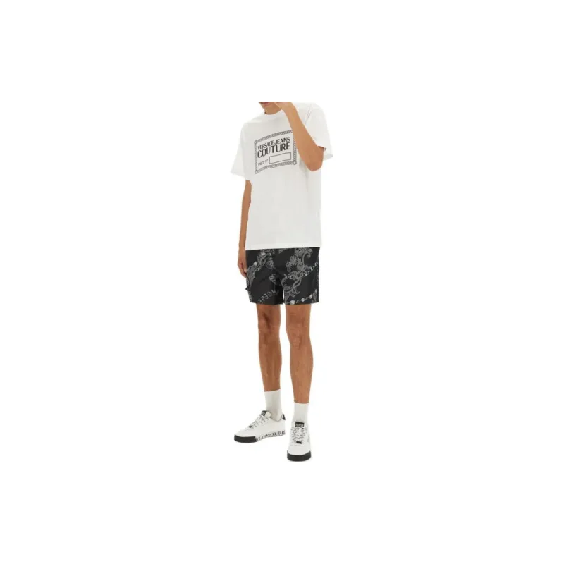 VERSACE JEANS COUTURE Casual Shorts Men's Black-3