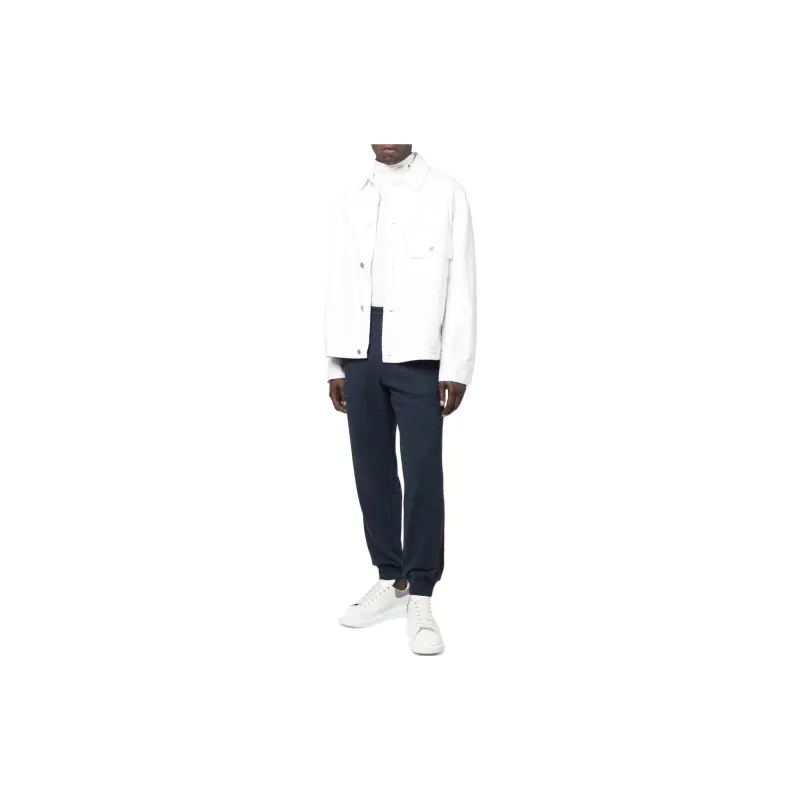 Alexander McQueen Motif print Cotton Joggers-1