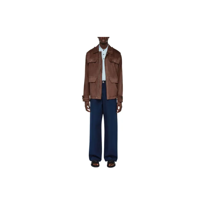 Ferragamo Buttoned Leather Jacket-2