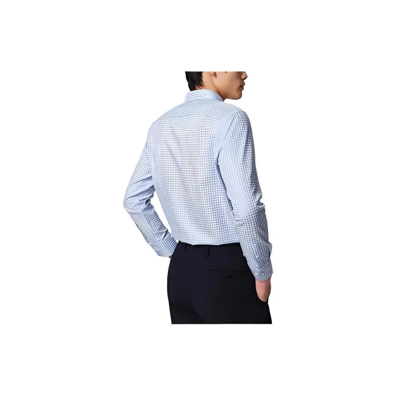 GOLDLION Shirts Men Blue-2