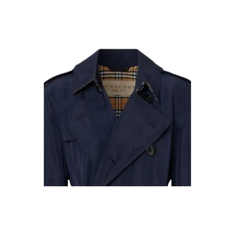 Burberry Trench Coat Men's Marine Blue 80392111-1