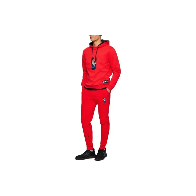 Nba X HUGO BOSS HUGO BOSS X NBA Knitted Sweatpants Men Red-1