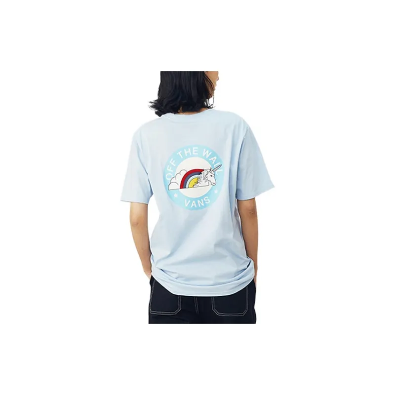 Vans T-Shirts Unisex Light Blue-3