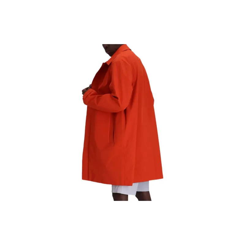 EMPORIO ARMANI SS22 Trench Coat Men's Red-3