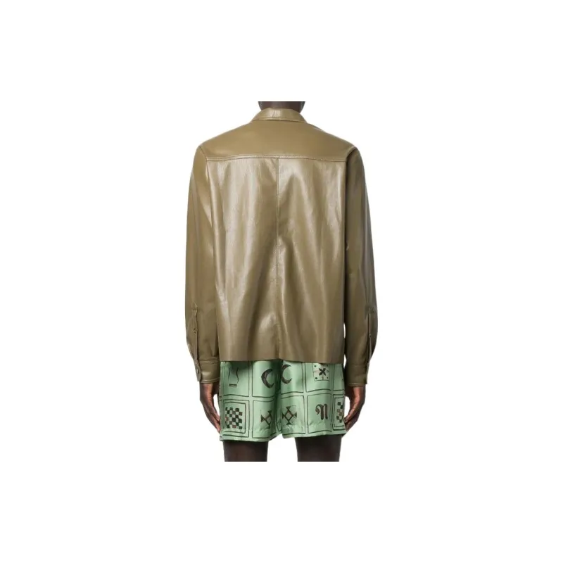 NANUSHKA Jackets Men Olive Green-3