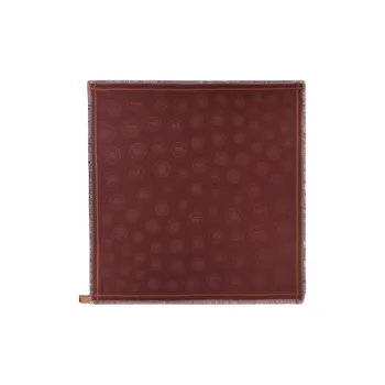 LONGCHAMP Cotton Shawls Unisex Burgundy