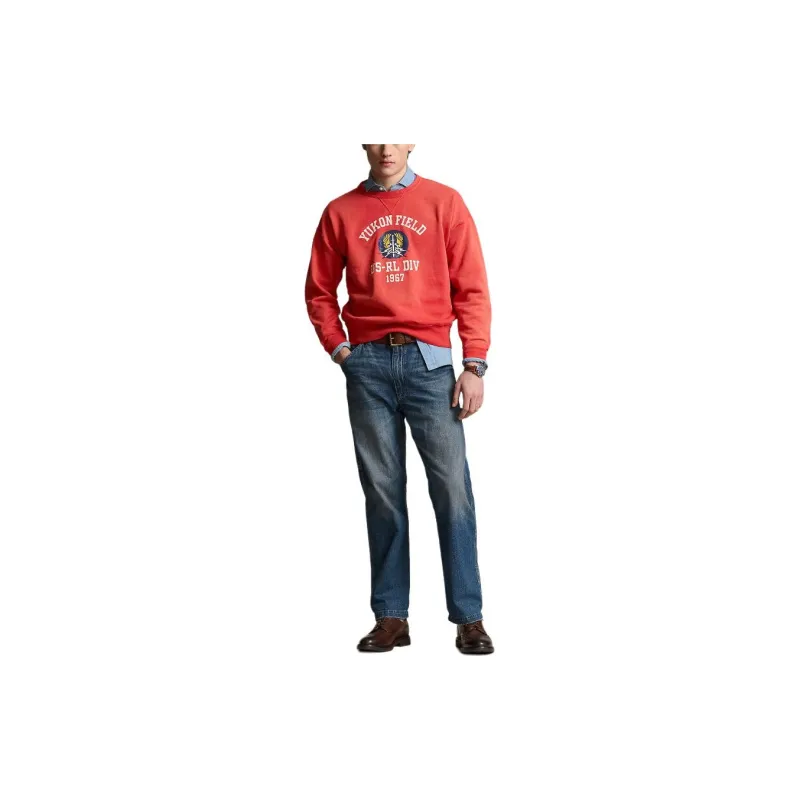 Polo Ralph Lauren SS24 Sweatshirt Men's Brick Red-1