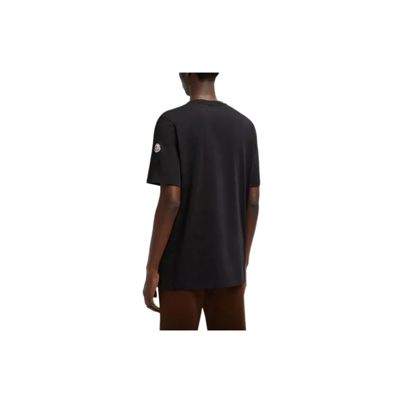 Moncler T-Shirts Men Black-1